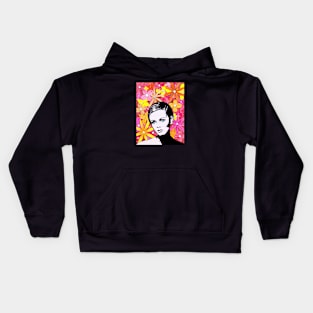 Twiggy 60s Retro Pop Art Kids Hoodie